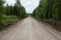 Empty country road