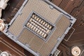 Empty CPU Socket Royalty Free Stock Photo