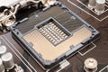 Empty CPU Socket Royalty Free Stock Photo