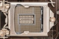 Empty CPU Socket Royalty Free Stock Photo
