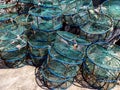 Empty crab pots