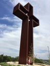The Empty Cross Steel Sculpture Kerrville Texas