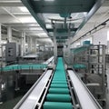 empty Crossing of the roller conveyor, Production line conveyor roller transportation objects