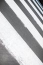 Empty crosswalk on asphalt road Royalty Free Stock Photo