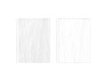 Empty crumpled document protector and blank white A4 paper