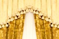 Empty curtain interior decoration