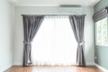 empty curtain interior decoration in living room