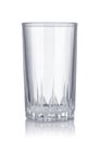 Empty cut crystal glass Royalty Free Stock Photo