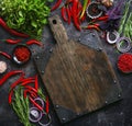 Empty cutting board