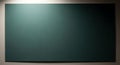 Empty dark green chalkboard with soft light illuminating the top left corner Royalty Free Stock Photo