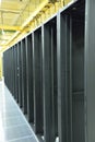 Empty Data Center racks Royalty Free Stock Photo