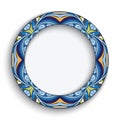 Empty decorative plate
