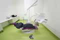 Empty dental clinic. Chair for patient