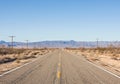 Empty Desert Road Royalty Free Stock Photo