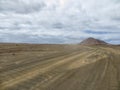 Empty desert road Royalty Free Stock Photo