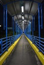 Empty or deserted footbridge in West Jakarta