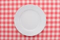 Empty dinner plate