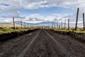 Empty dirt road in Ecuador