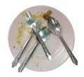 Empty dish Royalty Free Stock Photo