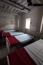 Empty dormitory in a clinic in Bihar, India