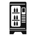 Empty drink machine icon simple vector. Drinking sell Royalty Free Stock Photo