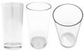 Empty drinking glass cup Royalty Free Stock Photo
