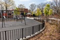 Empty Dutch Kills Playground Closed during the Covid 19 Outbreak in New York City