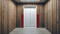 empty elevator in a modern building Royalty Free Stock Photo