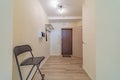 Empty entrance in cheap rental apartment estate Royalty Free Stock Photo