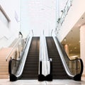 Empty escalator Royalty Free Stock Photo