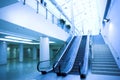 Empty escalator Royalty Free Stock Photo