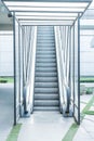 empty escalator way Royalty Free Stock Photo