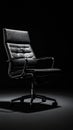 Empty Executive Chair in Dramatic Spotlight Royalty Free Stock Photo