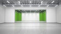 Empty exhibition hall. Royalty Free Stock Photo