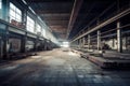 Empty Factory Floor Royalty Free Stock Photo