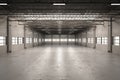 Empty factory interior Royalty Free Stock Photo