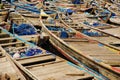Fisher boats in the harbor of Lome in Togo