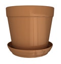 Empty flower pot Royalty Free Stock Photo