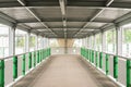 Empty foot bridge during day at Bangkok Thailand Royalty Free Stock Photo