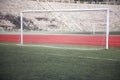 Empty football stadium