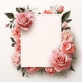 Rose Frame: Elegant And Hyper-realistic Floral Phone Photo Frame