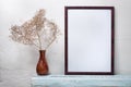 Empty frame for an inscription Royalty Free Stock Photo