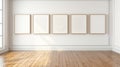Empty Frames: Minimalist Painter\'s Organic Contours In An Empty Room