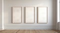 Empty Frames In Soft Brushstroke Realism: A Contemporary Landscape