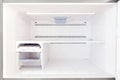 The empty freezer is a view inside. Royalty Free Stock Photo
