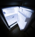 Empty fridge, minibar Royalty Free Stock Photo