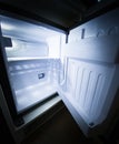 Empty fridge, minibar Royalty Free Stock Photo