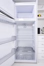 Empty fridge Royalty Free Stock Photo