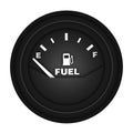 Empty fuel gauge