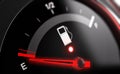Empty Fuel Tank Indicator Royalty Free Stock Photo